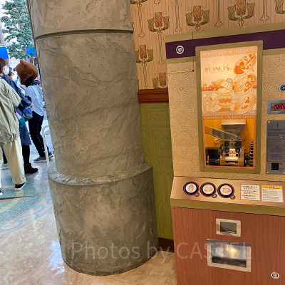 スヌーピーのメダリオン（クリスマス限定）設置場所