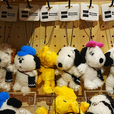 スヌーピーミュージアムグッズ/ミニチェーンぬいぐるみ