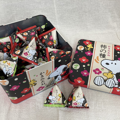 スヌーピー柿の種中身