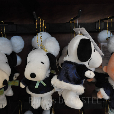 スヌーピーのぬいぐるみキーチェーン