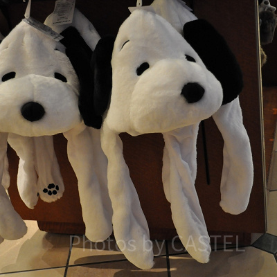 スヌーピーのピョコ耳ハット