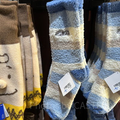 スヌーピーボーダー靴下