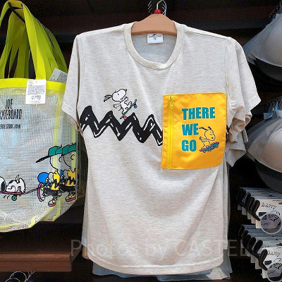 スヌーピーの夏グッズ「JOE SKATEBOARD」Tシャツ