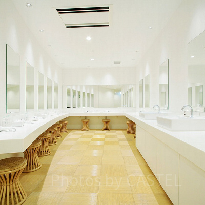 ドライヤーなどがあるスペース