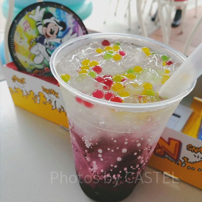 スパークリングドリンク（ブルーベリー＆ナタデココ）