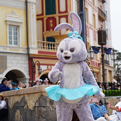 ミッキー広場から見たスパークリング・ジュビリー・セレブレーション