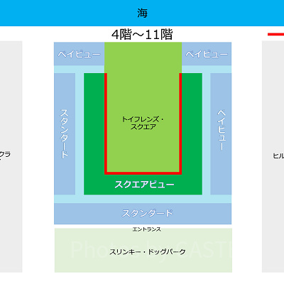 スクエアビューの部屋マップ