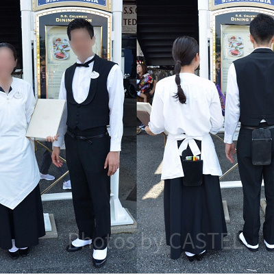 S.S.コロンビア・ダイニングルームキャストのコスチューム