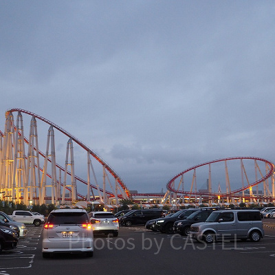 スチールドラゴンの大型カーブ