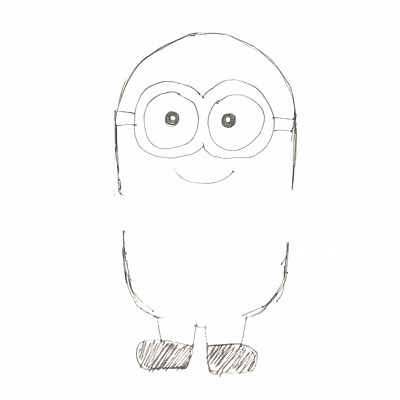【ステップ5】短足がかわいい！足を描きたす