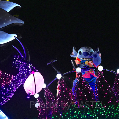 エレクトリカルパレードのスティッチ