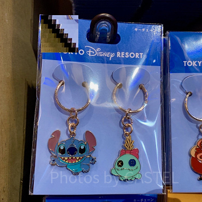 スチィッチ＆スクランプのペアキーチェーン