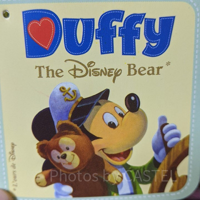 ダッフィーのぬいぐるみについているストーリーブック