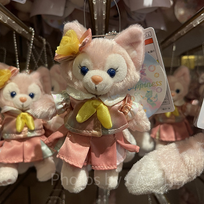 ぬいぐるみバッジ(ダッフィー20周年カラフルハピネスグッズ)