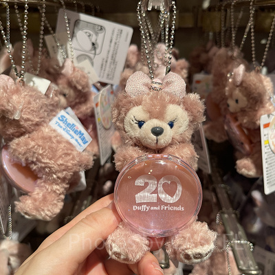 ぬいぐるみチャーム(ダッフィー20周年カラフルハピネスグッズ)