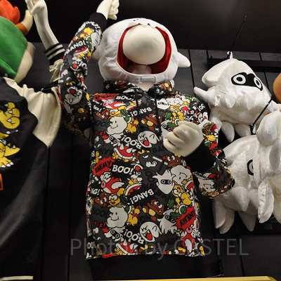 スーパーマリオの総柄パーカー（敵キャラアイコン）