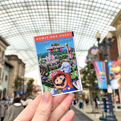 スーパーマリオ（絵柄）のUSJチケット