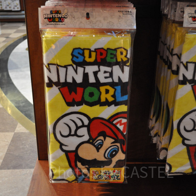 スーパーニンテンドーワールドのフェイスタオル