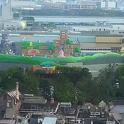 リーベルホテルから観た「SUPER NINTENDO WORLD」