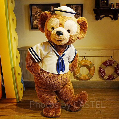 ダッフィーを単体で撮影