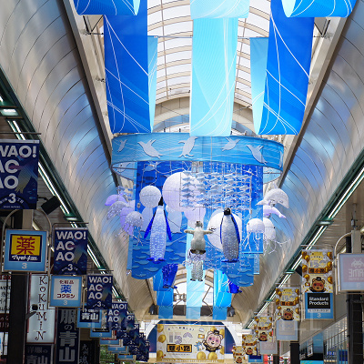 AOAO SAPPOROオープン日の狸小路の様子