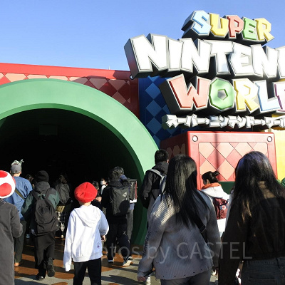 スーパー・ニンテンドー・ワールドの入口