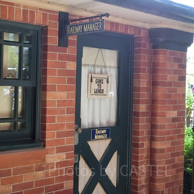 アメリカンウォーターフロント駅の１階にある駅長室