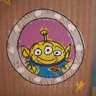 ギフト・プラネット横の壁も写真映えスポット