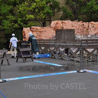 車いすエリアは舞台左手／ワンピースウォーターバトル