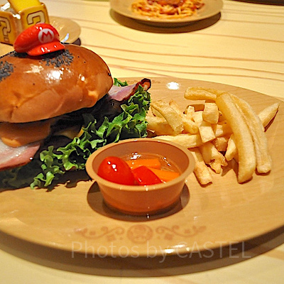 キノピオカフェ／マリオバーガー～ベーコン＆チーズ～