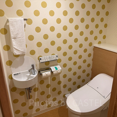 ユニバーサルポートヴィータの客室のトイレ
