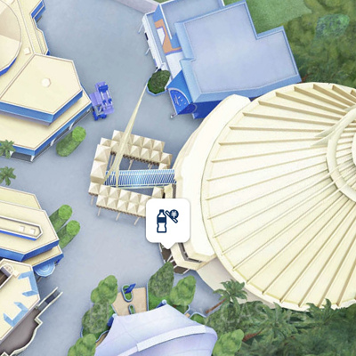 トゥモローランド自動販売機の場所