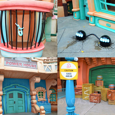 トゥーンタウンはフォトスポットの宝庫