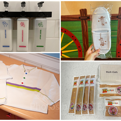 トイ・ストーリーホテルのアメニティ