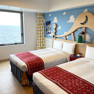 トイストーリーホテルの客室（ベイビュー）