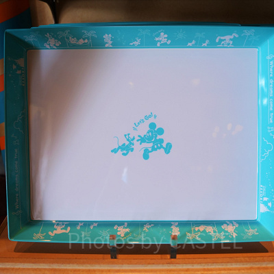 トレー（ディズニーブルーのパークフードモチーフグッズ）