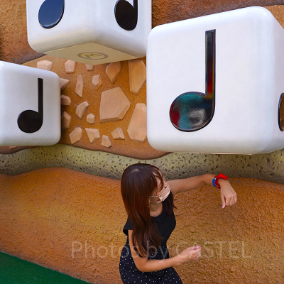 ユニバのパワーアップバンド：音符ブロック