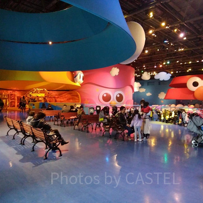 ユニバーサルワンダーランドの休憩所&ベビーカー置き場