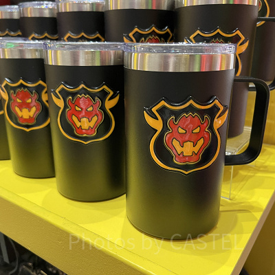 USHグッズ/クッパの蓋つきステンレスタンブラー