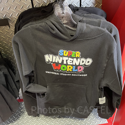 USHグッズ/スーパーニンテンドーワールドのロゴ入りパーカー