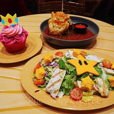 USHキノピオカフェの日本にはないメニュー