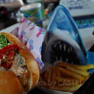 シュリンプ＆クラブサンドセット（アミティ・ランディングレストラン）