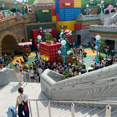 USJアトラクション：ニンテンドーワールドエリア内風景