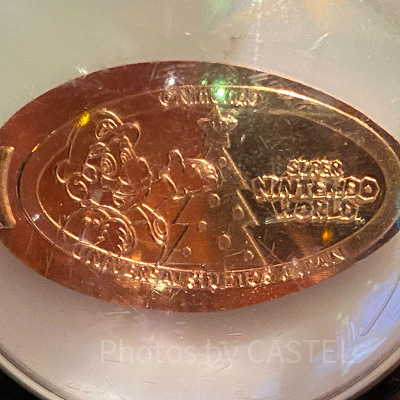 マリオのメダリオン（クリスマス限定）Aデザイン／USJクリスマスグッズ 2022