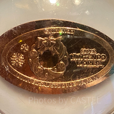 マリオのメダリオン（クリスマス限定）Cデザイン／USJクリスマスグッズ 2022