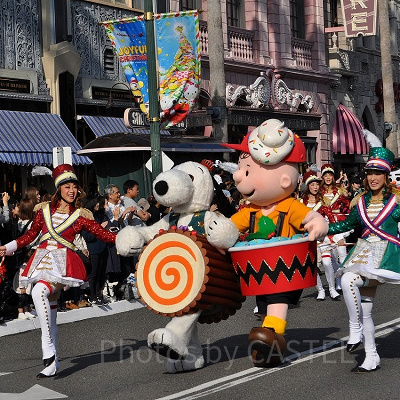 USJのクリスマスパレード