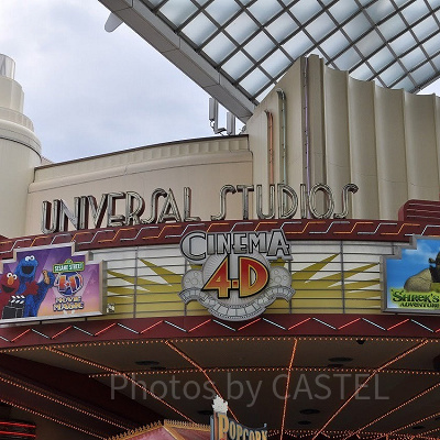 USJのシネマ4-D看板