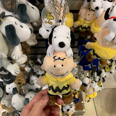 USJグッズ/スヌーピー＆チャーリーマスコットキーチェーン