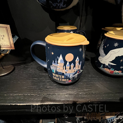 USJハリーポッター2024-2025冬グッズ：ステンレスマグカップ