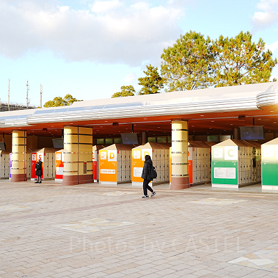 USJのパーキング側コインロッカー